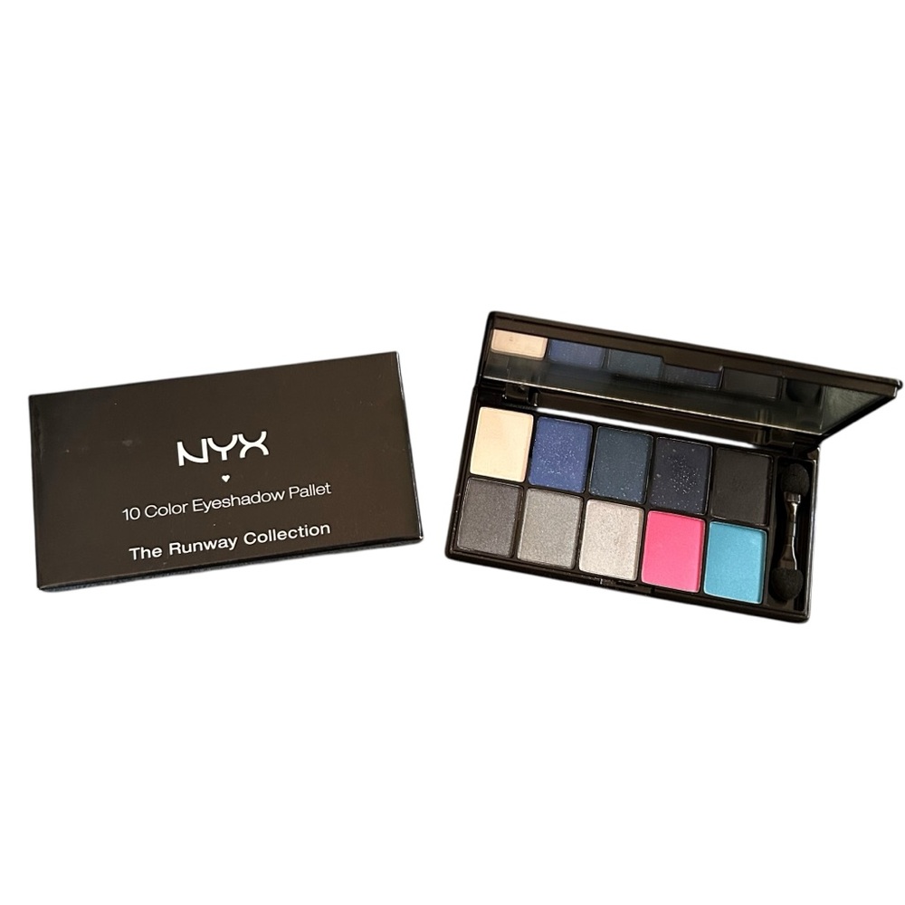 SALE NYX Runway Collection 10 Color Eyeshadow Palette 05 Super Model Discont NWT